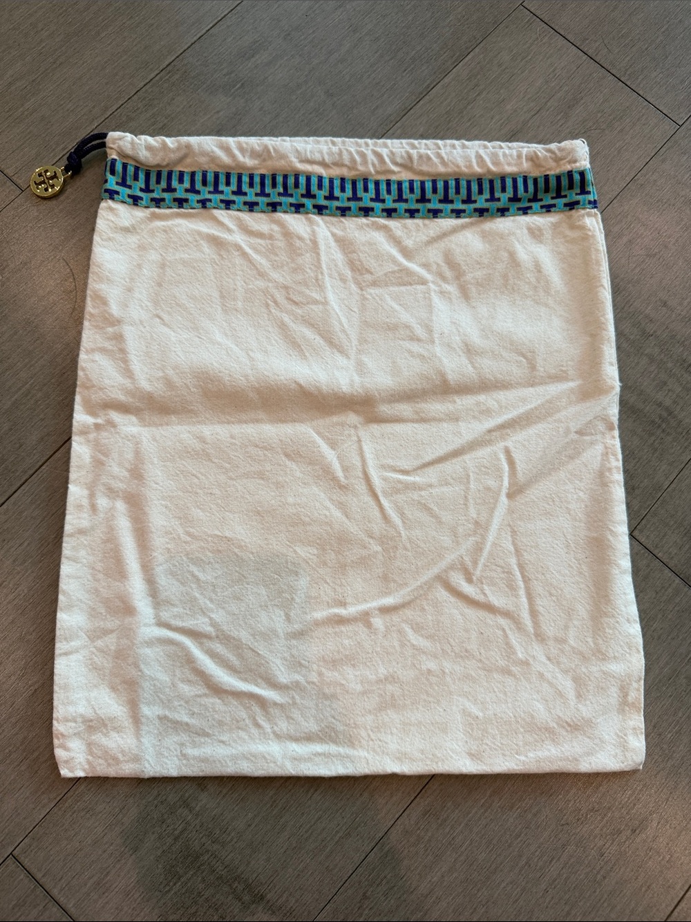 Tory Burch Canvas Drawstring Bag
